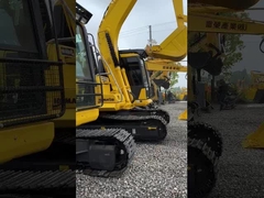 PC130-7 استفاده شده Komatsu مینی حفاری 0.53m3 سطل استفاده شده خزنده حفاری