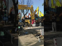 ميني اکساپتور استفاده شده کاماتسو PC70-8 حفاری دست دوم 48.5KW قدرت نامی در انبار